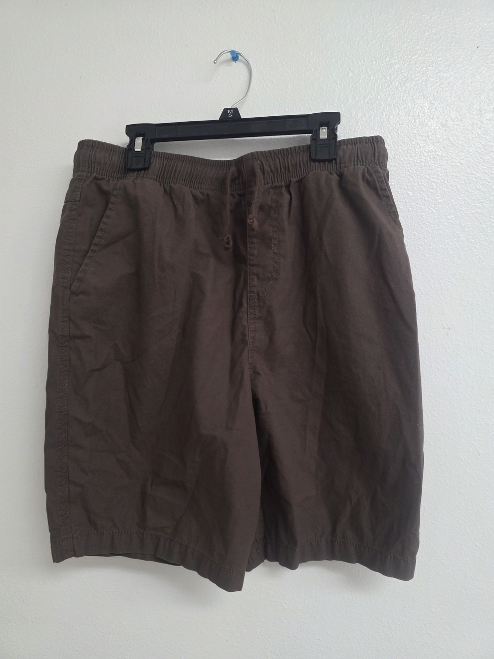 Wonder Nation Brown Elastic Waist Pull-On Shorts (0545)